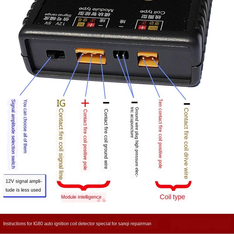 Automobile Ignition Coil Tester Car Gas Oil Petrol Vehicle Natural Gas 24V Gasoline 12V Coil Ignition Testing Tool IG80