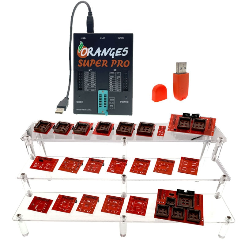 Orange5 Orange 5 Super Pro V1.36 V1.35 Full Actived Auto Programmer With Full Adapter Add New License Renesas H8SX V850 UART/SPI