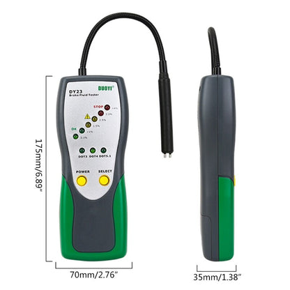 DUOYI DY23B DY23 Car Brake Fluid Tester Oil Inspection Goose Neck Detector Sound And Light Double Alarm For DOT3 DOT4 DOT5