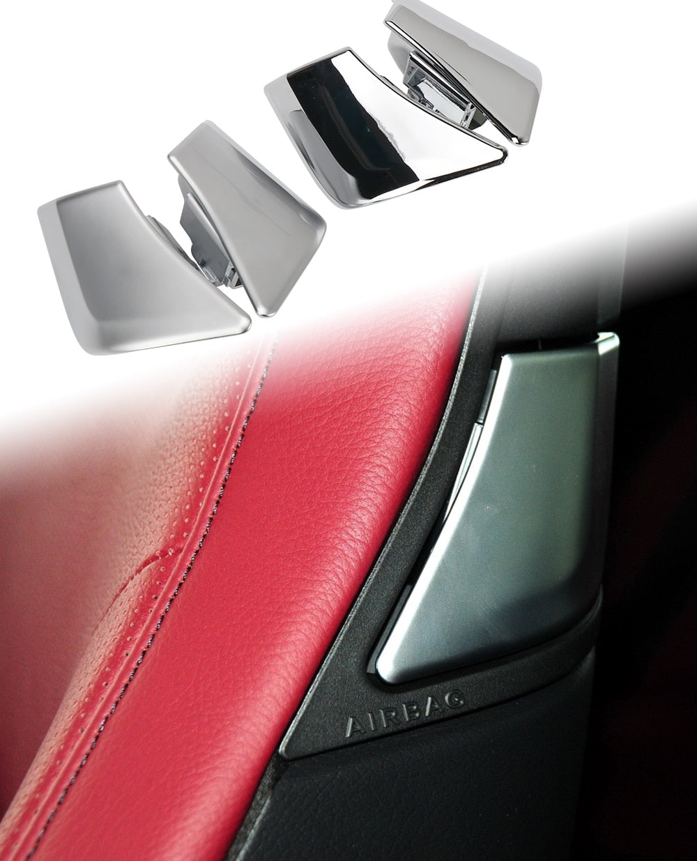 Car Front Seat Backrest Lock Switch Cover Handle  Mercedes Benz W207 W204 C E Coupe Class E200 E260 E300 E400 2009-2015