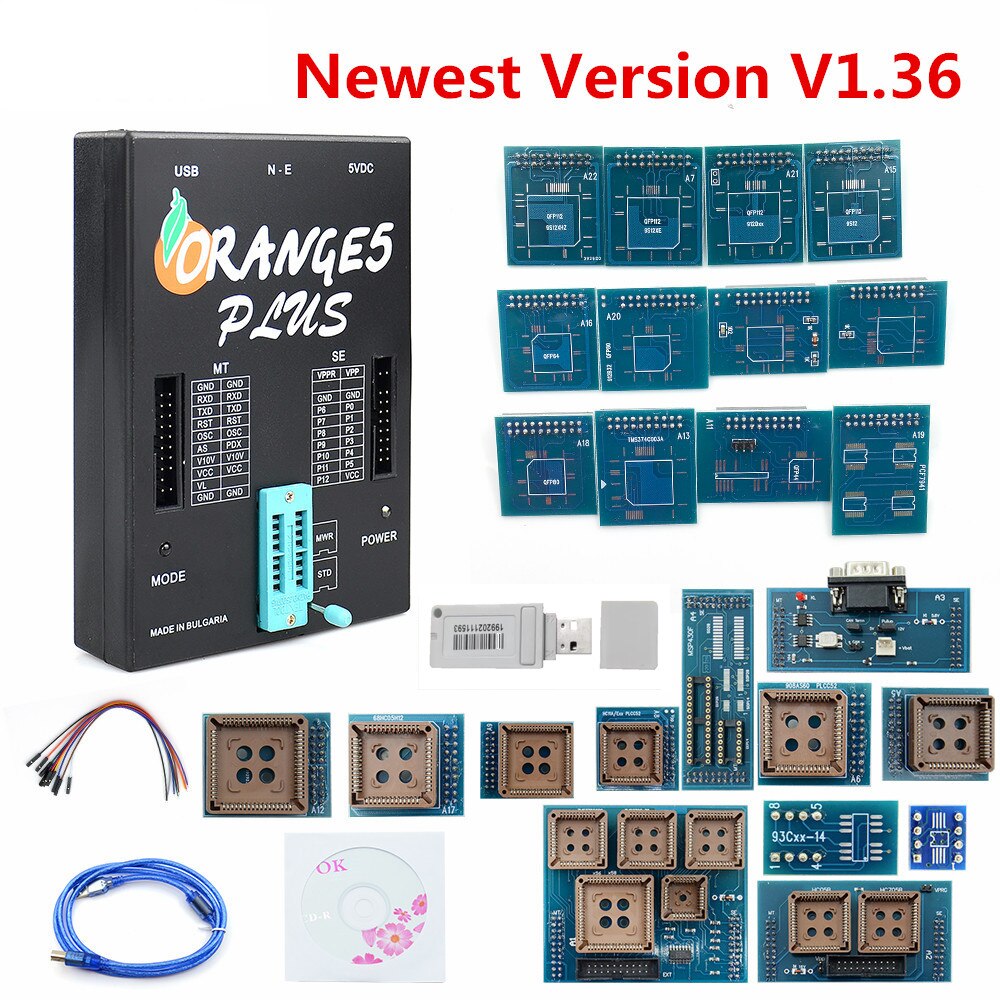 2021 High Quality OEM Orange5 Programmer Orange 5 Programmer with Full Adapter Software orange 5 v1.37  version