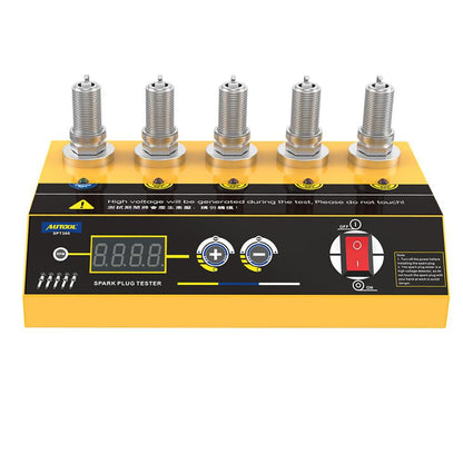 AUTOOL SPT360 Car Spark Plug Tester Ignition Testers Automotive Diagnostic Tool Five-Hole Spark Plug Flashover Analyzer 110/220V