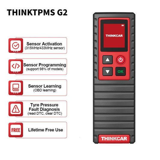 THINKCAR THINKTPMS G2 Car Tire Pressure Diagnostic Tool Activate 315/433MHz Sensor Programming Learning Tool For Thinktool