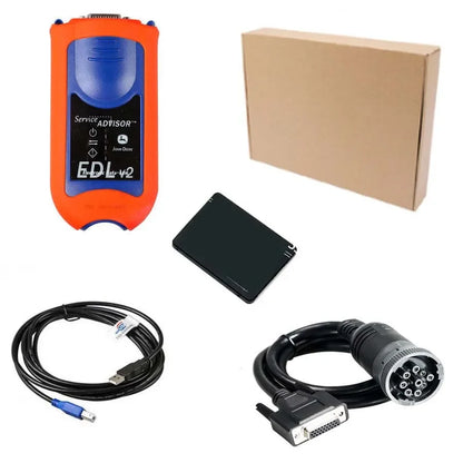 For JOHN DEERE EDL V2 EDLSCAN Electronic Data Link Diagnostic Adapter Construction Agriculture Equipment Engine Service ADVISOR