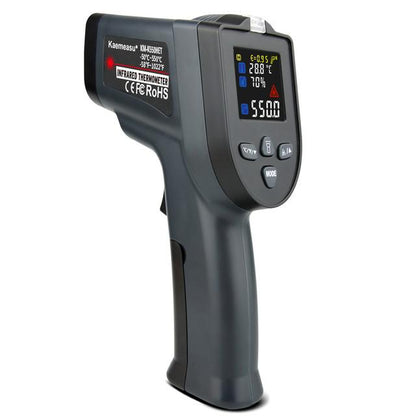 Digital Infrared Thermometer Single/Double Laser Non-Contact Thermometro Gun Industrial high temperature meter LCD color display