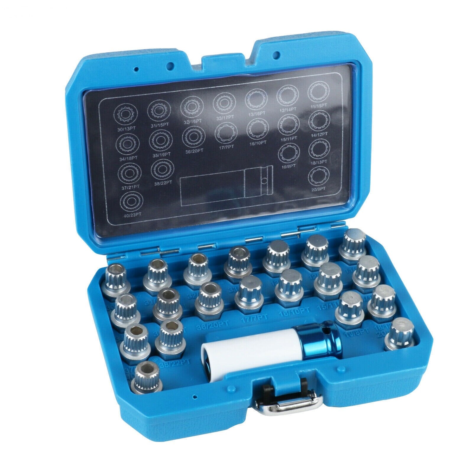 Master Wheel Key 21pcs Master Wheel Lock Nut Removal Key Locking Wheel Nut Key Set BMW ...