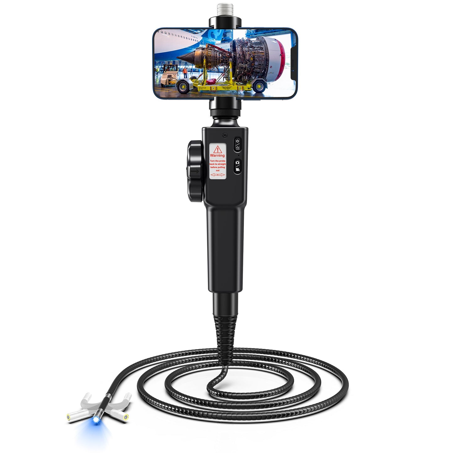 5.5mm 2 Way Articulation Endoscope with Video Borescope Inspection Camera  All Cars