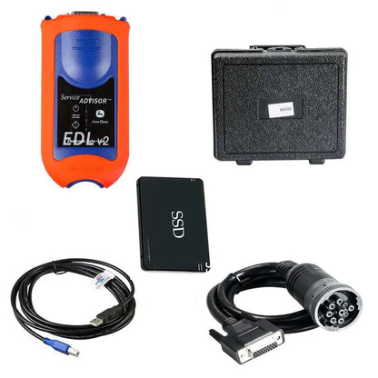 For JOHN DEERE EDL V2 EDLSCAN Electronic Data Link Diagnostic Adapter Construction Agriculture Equipment Engine Service ADVISOR