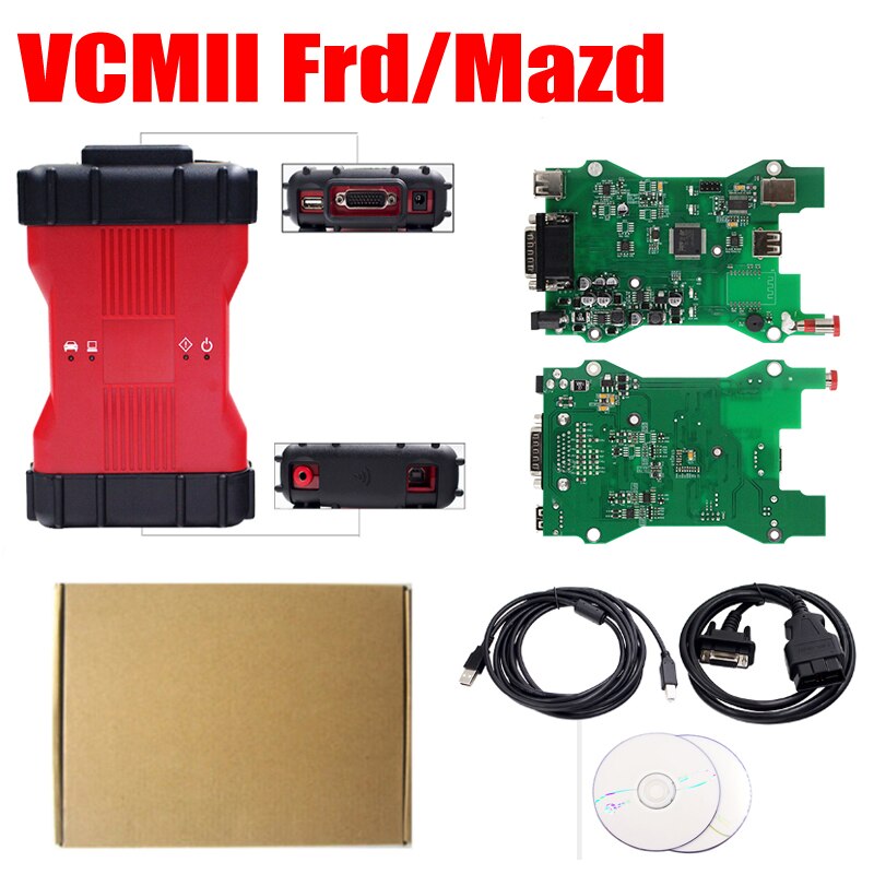 VCM 2 OBDII Dianostic Interface Multi-language VCM2 IDS Vehicles Double PCB VCM II VCMII Scanner  Ford/Mazda Car Tools