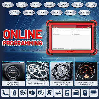 ThinkCar ThinkTool Pros+ diagnostic tools Online Programming obd2 scanner all system key program code reader pk PAD V