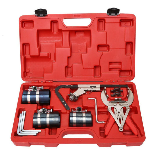 Piston Ring Service Tool Set Auto Engine Motor Cleaning Piston Ring Expander Compressor Tool Set