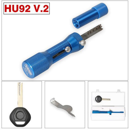 2 in 1 HU92 V.2 Professional Locksmith Tool  BMW HU92 Lock Pick and Decoder Quick Open Tool