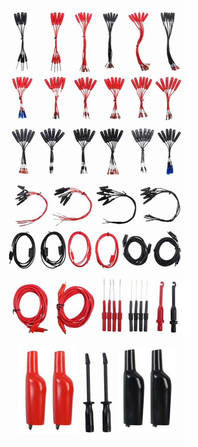 Universal Multifunctional Wire Cable Line Probe Test Lead Banana Plug Connectors Whole Full Set Wiring Testing Kit Suit MST-150