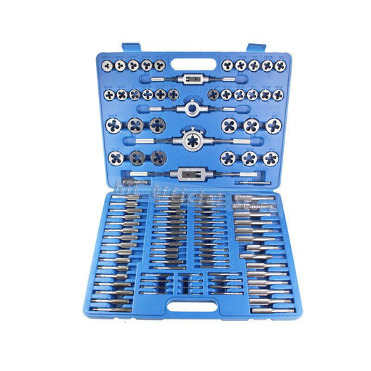 Tap and Die Set 110pc Thread Repair M2 - M18 Taper Plug