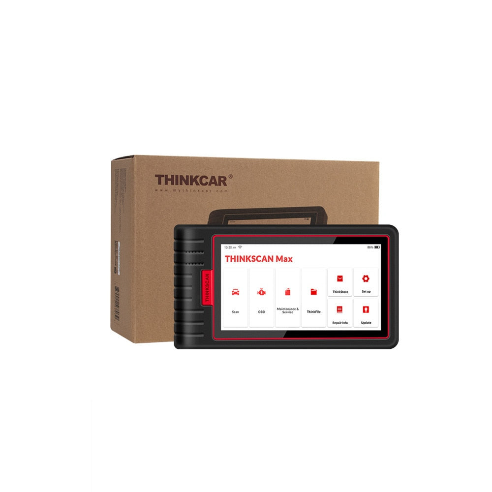 ThinkCar ThinkScan Max Full Systems OBD2 Diagnostic Scanner 28 Reset Service Bi-Directional Test Scanner CRP909E