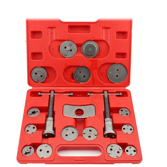 18PCS Automotive Universal Caliper Disc Brake Wind Back Piston Compressor Tool Set