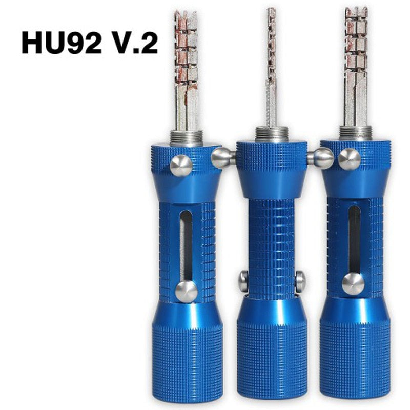 2 in 1 HU92 V.2 Professional Locksmith Tool  BMW HU92 Lock Pick and Decoder Quick Open Tool